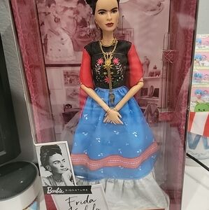 Frida Kahlo Barbie Signature